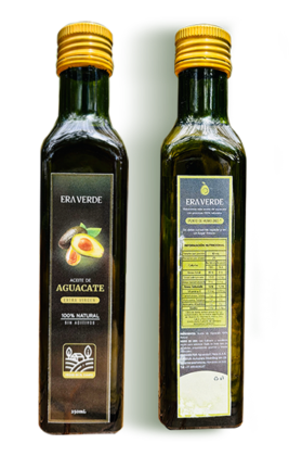 aceite de aguacate extra v irgen era verde