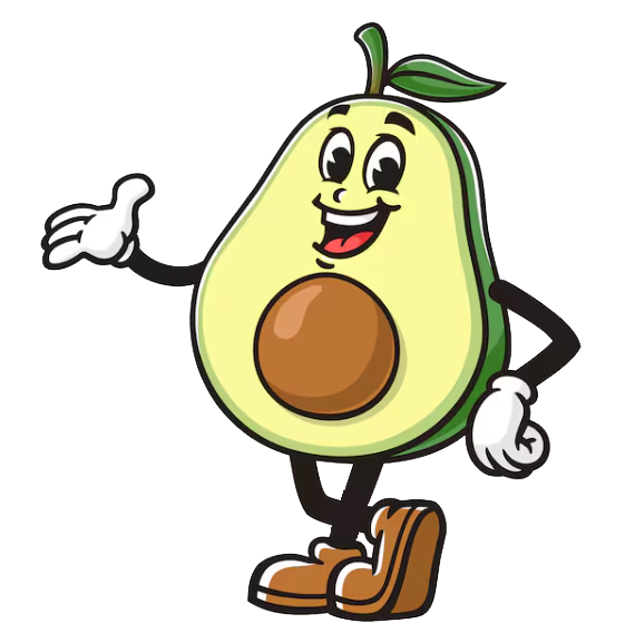 personaje aguacate